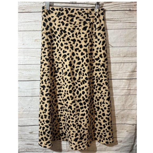 Express Cheetah leopard Print Skirt elastic band - Picture 2 of 5